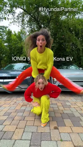 I saw @Kausha Campbell drive a Hyundai so I wanted to drive a Hyundai. @Hyundai USA’s EV SUVs have batteries built to last just like our friendship #HyundaiPartner #ItsYourJourney #IONIQ5 #HyundaiKona