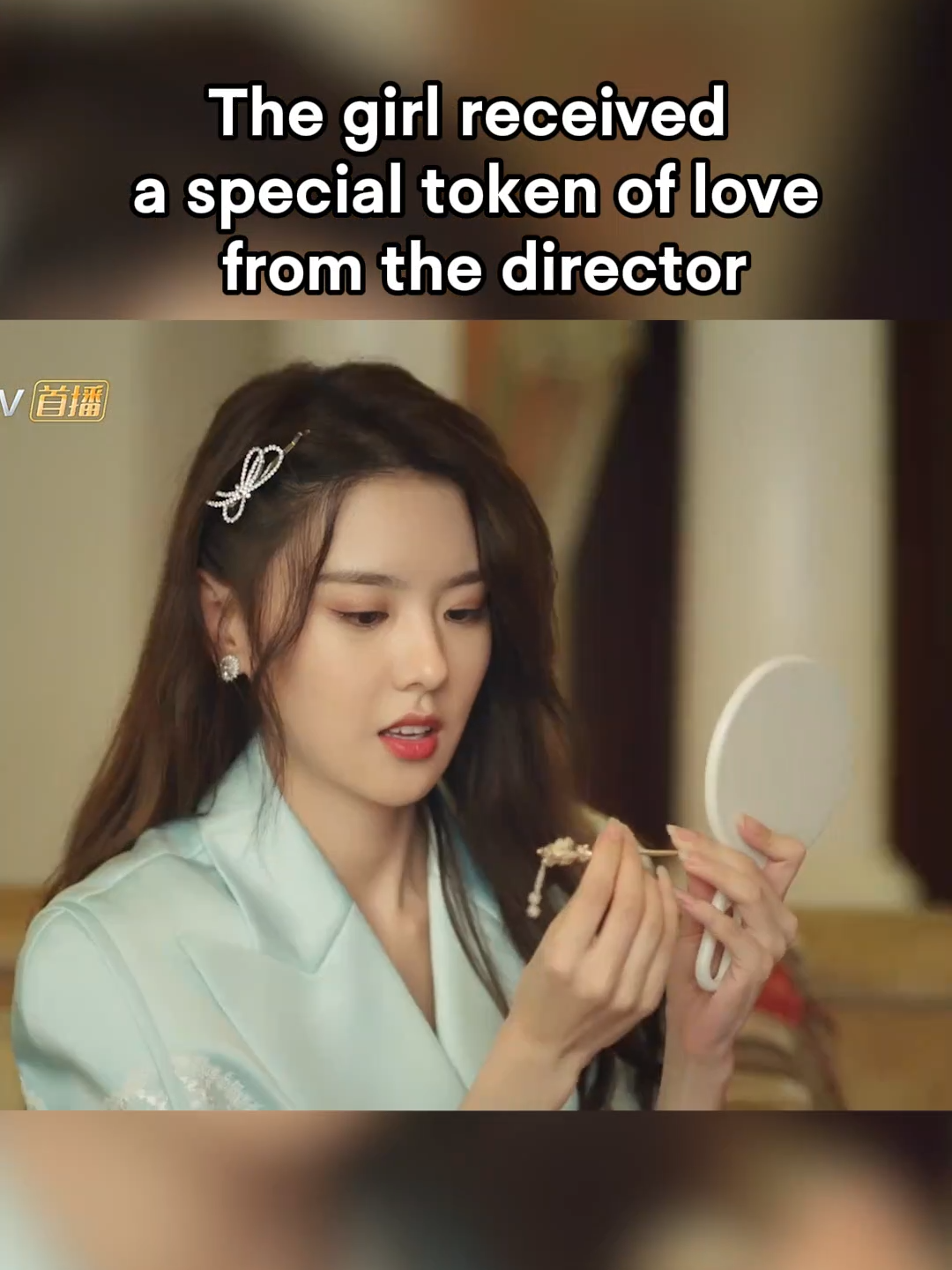 The girl received a special token of love from the director #IMayLoveYou #MangotvSweetdrama #drama #Love   Mobile users download MangoTV App 👉 https://bit.ly/MGTVIntl