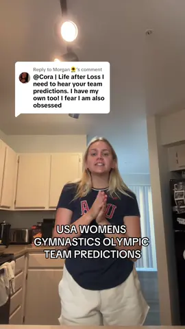 Replying to @Morgan🌻  Here is my prediction BEFORE* the olympic trials. Anything could still happen! I wish we could go back to 7 person teams so they could all make it 🥲 cant wait to cheer on all the girls with my weylyn bear 🤍 #weylyn #paris2024 #usa #olympics #women #gymnastics #teampredictions 
