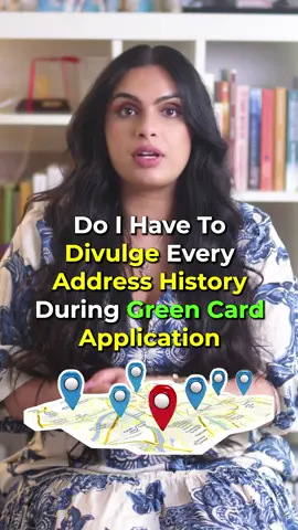 When applying for a green card, you might need to detail every place you've ever lived—it all hinges on the specific form you're filling out! 📝 #attorneyabhisha #immigration #greencard #undocumented #immigrationlawyer #citizenship #education #legalstatus 