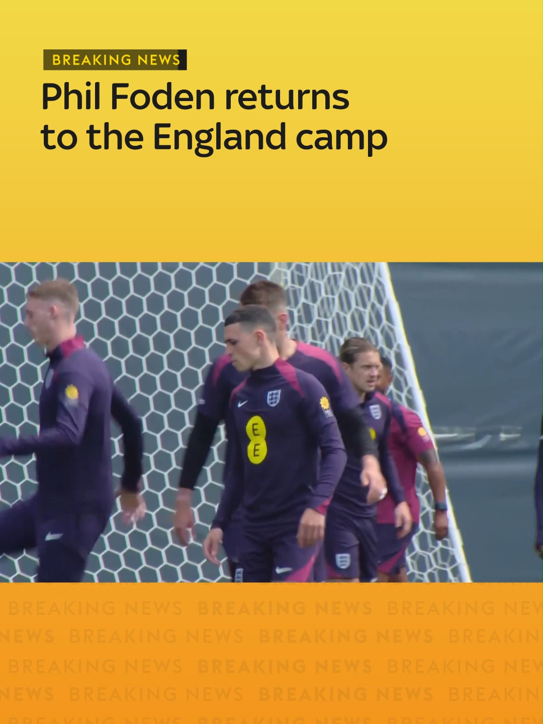 Phil Foden is returning to the England camp after the birth of his third child and is expected to be back in time for the closed training session tomorrow.  #footballtiktok #euro24 #football #england #philfoden #