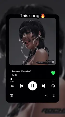 Rockstar - Lisa (@LISA /@LLOUD ) 🔥 #lisa  #rockstar #teaser #lilies #KPop #fypシ゚  #blackpink #parati 