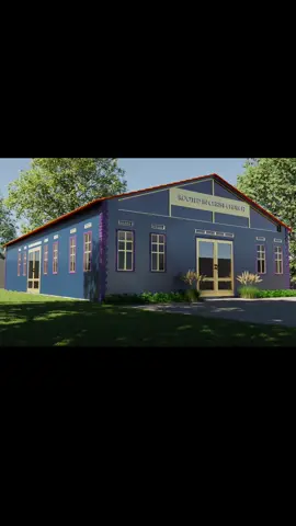 Minimalistic exterior 3d visualization for a church #visualization #exteriordesign #3ddesign 