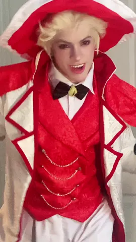Costesting Lucifer before his guest appearance at AFO this weekend😈🐥 (Beautiful sewing by @a pumpkin ) #hazbinhotel #hazbin #grwm #lucifer #lucifermorningstar #luciferhazbinhotel #afo