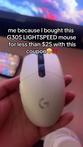 new fav‼️#g305 #g305mouse #g305lightspeed #logitechg305 #gamingmouse #budget #discount #fyp #viral #tiktokshop 