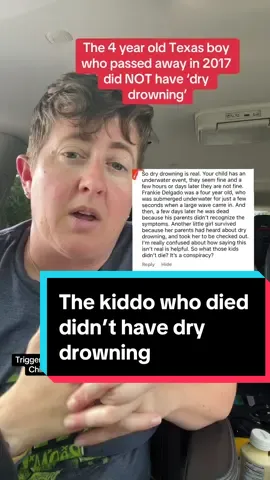 Many people heard the news story about when this poor child passed, but didn’t hear the final autopsy findings that he didn’t actually have ‘dry drowning’, but myocarditis.  Dry drowning is a myth, but drowning is not and is a leading cause of death for young children #myocarditis #drowning #watersafety #kids #parenting  Disclaimer: For educational and entertainment purposes only and should not be regarded as medical advice or replace the advice of your physician 