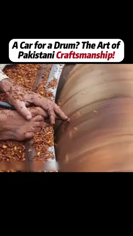 A Car for a Drum? The Art of Pakistani Craftsmanship!  #Machines #Loader #Machine #Excavator #Bulldozer #handwork #Manufacturing #Build #Modification #Creativity #Factory #Repair #DIY 