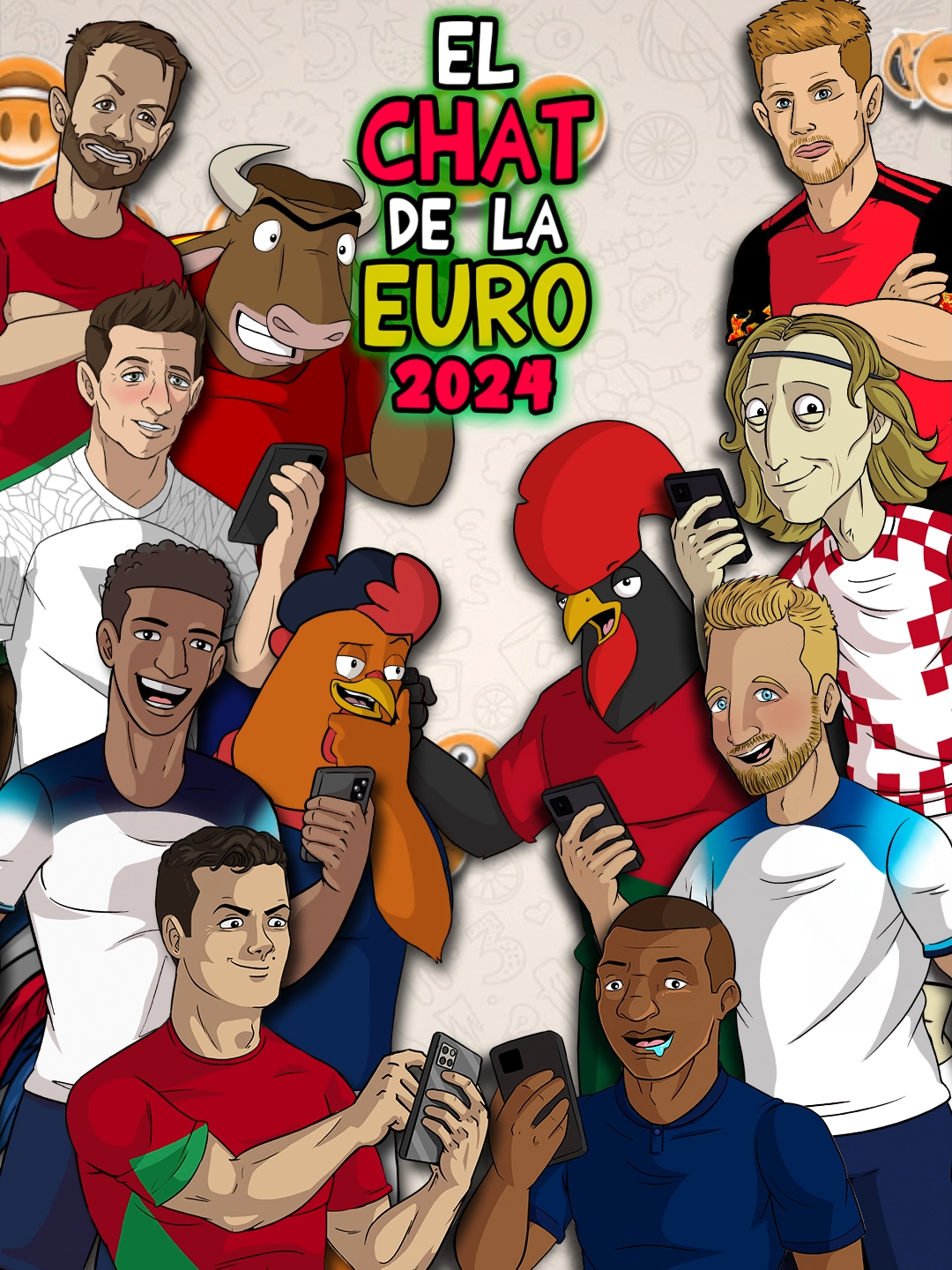 Terminó la fase de grupos de la Euro y el Chat de la Euro se puso buenísimo después de conocer cómo quedaron los octavos de final 🔥😂 #EURO2024 #Eurocopa #Portugal #Alemania #Belgica #España #Georgia #Francia #Mbappe #CristianoRonaldo #Italia #futbol #Soccer #comedia #humor #divertido #viral #tendencias #parati #fyp