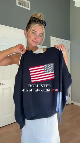 If you’re looking for some cute 4th of July pieces, run to @hollister  ✨🇺🇸🧨🤍 #4thofjuly #4thofjulyoutfit #4thofjulyoutfitinspo #hcopartner #hcoinsider 