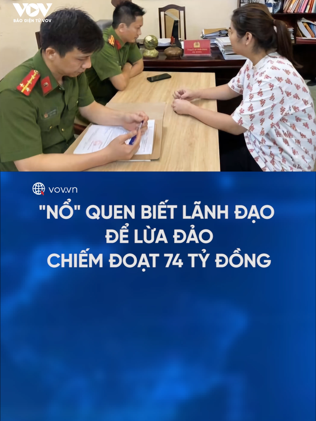 Ngày 27/6, Công an tỉnh Thanh Hóa cho biết, Văn phòng Cơ quan CSĐT Công an tỉnh Thanh Hóa đã thi hành Lệnh bắt tạm giam đối tượng Cao Thùy Chinh, sinh năm 1995 trú tại Tổ dân phố 3, thị trấn Triệu Sơn, huyện Triệu Sơn (Thanh Hóa) về tội lừa đảo chiếm đoạt tài sản. #tintuc #baodientuvovv #xuhuong #tinnong