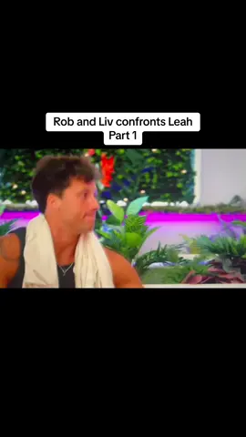 Rob and Liv confronts Leah about her lies and roll played in sending Andrea home .. Liv stood on business  #loveislandusa #peacock #loveislandusaseason6 #fyp #LoveIsland #viral #explore #Liv #leah #rob #robert 