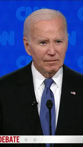 President Biden trailed off Thursday night when answering a question on the national debt during the CNN presidential debate, pausing for a few moments before ultimately saying “we beat Medicare.”   “He did beat Medicare, he beat it to death,” former President Trump responded.   (🎥: CNN) #cnndebate #presidentialdebate #cspan 