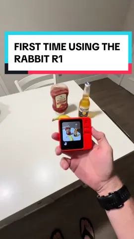 First task for the Rabbit r1 #rabbitr1 #ai #Tech #rabbit #r1 