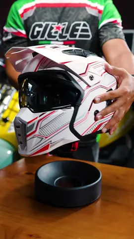 Ride in Style & Safety with the Gille 926 Squadron! 盔 #motorcycle #helmet This bad boy is the ultimate convertible for all your adventures! Full-face protection when you need it,  transforms to a comfy open-face helmet for cruising. Here's why you need the Gille 926 Squadron: Maximum protection: Keeps your head safe on any ride. Versatile style: Open it up for fresh air on the open road. Comfortable fit: Ride all day long with a snug, washable liner. Get yours now and experience the freedom & safety of the Gille 926 Squadron!  #gillehelmets #squadron926 #enduro  #motorcyclelife #safetyfirst #gillehelmetph #funtasticpayday #motorcycle #Lifestyle 
