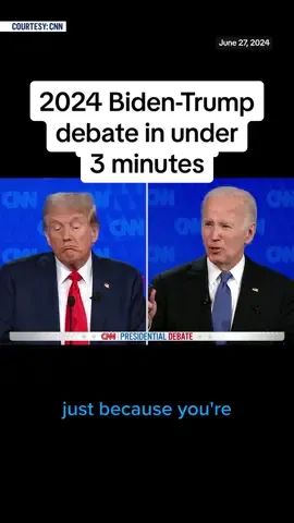 President #Biden and former President #Trump faced off in the first U.S. presidential #debate of 2024. Here’s a recap of the highlights and top moments from the night. Courtesy of CNN.