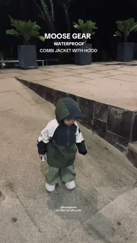MOOSE GEAR WATERPROOF COMBI JACKET WITH HOOD #moosegear #kidsjacket #babyjacket #kidshoodie 