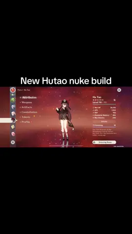 My new hutao nuke build #hutao #build #genshin #zkayakazz #fyp #f2p #pyro 