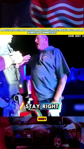 BODYCAM FOOTAGE SHOWS GUNMAN SHOOTING AFTER KILLING 2 OFFICERS IN BRISTOL, CONNECTICUT. PART 1 #cops #copsoftiktok #crime #crimetoks #fyp #foryou #viral #usa #news #police #policeofficer #usa_tiktok 