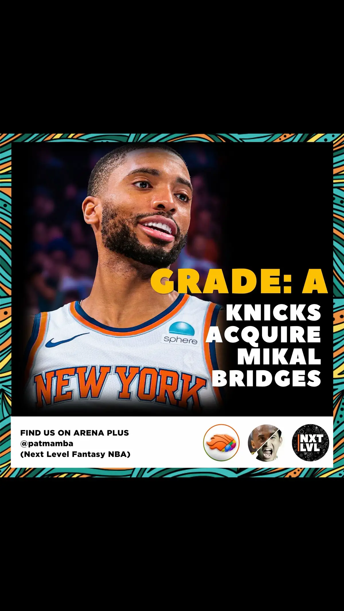 Now that the NBA Draft has concluded, we move on to equally exciting stuff:  NBA Free Agency. The Knicks have acquired the services of a coveted 3 and D guy in Mikal Bridges.  After landing in Brooklyn as part of the Kevin Durant trade, Mikal now finds himself reunited with his NOVA teammates. The deal has been agreed in principle and the Nets will receive Bojan Bogdanovic, four unprotected first-round pics, a protected first-round pick from the Bucks, an unprotected pick swap and a second-rounder. This is a solid addition for the Knicks as they added depth and another key piece.  From a Fantasy Basketball standpoint, this kind of hurts the value of Mikal Bridges a bit since he will go from being the main guy in Brooklyn to finding himself settling to a role much similar to that when he was with the Suns during their championship run. There were initial speculations that OG Anunoby might be on the move but that immediately was replaced by reports that he is reported to re-sign a $212.5 million deal. For Brooklyn, this is the start of piling up for assets and draft capital as they go into another rebuilding phase.  For fantasy, this means more opportunities for Cam Thomas and Cam Johnson.  The Nets have also signed Nic Claxton to a 4-year, $100 million deal which signifies that he is part of their future. RATING THE TRADE Knicks: A Nets:  A Safe to say, this is a win-win situation for both teams. @arenaplusphofficial  #NBAFreeAgency #Nets #Knicks #MikalBridges