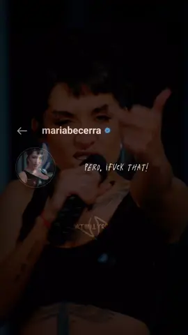 Me prometí que no me iba a enamorar... Cuando Te Ví ~ @Maria Becerra  #fypシ #parati #musica #lyrics #letras #chavez_008 