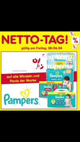 Nur heute bei @netto_marken_discount #windeln #coupon #angebot #pampers #viral #fy #fürdich 