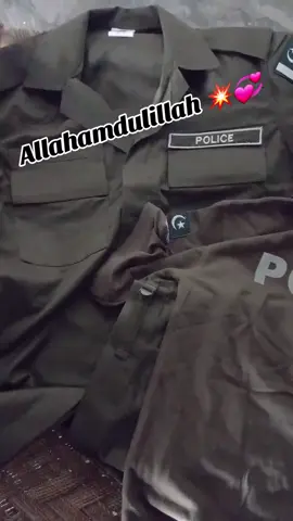 Uniform Recieved🫠😖💖#allahamdulillahforeverything❤️🙏 #punjabpolice🚨🔥 #standwithpalestine 