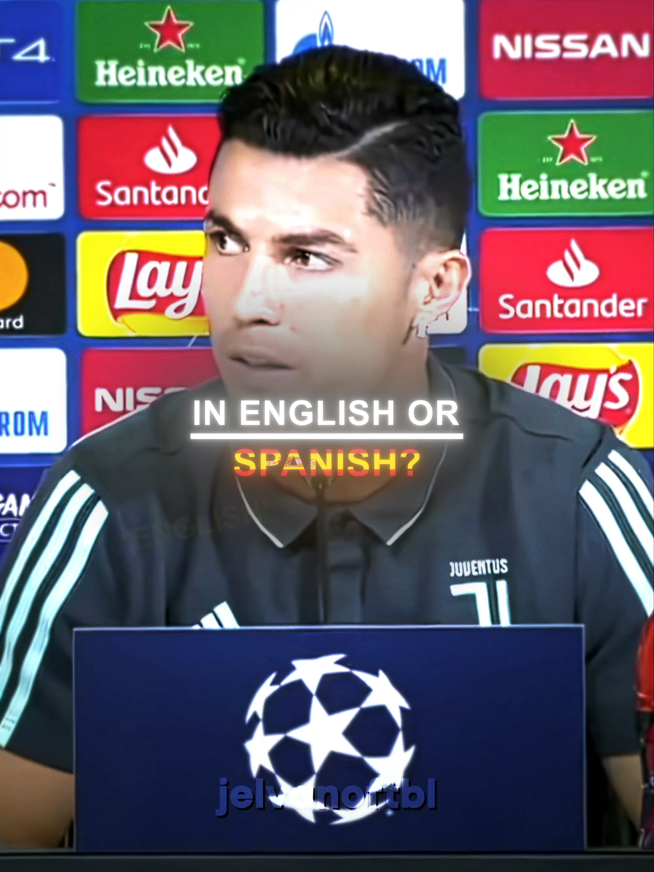 Ronaldo English or Spanish? 🐐🔥#cristianoronaldo #englishorspanish #footballedit #aftereffects