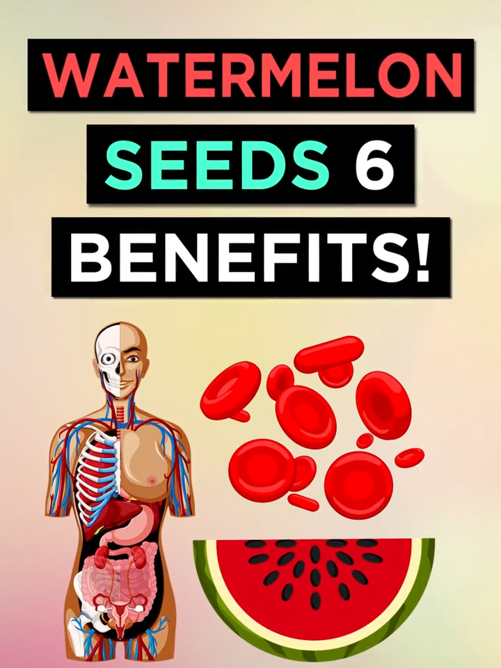 6 Amazing Benefits of WATERMELON Seeds #watermelonseeds #watermelon #watermelonseedsbenefts #nitricoxide #boostbloodflow #bloodflow #circulation #naturalremedy #ryantaylornaturalremedies