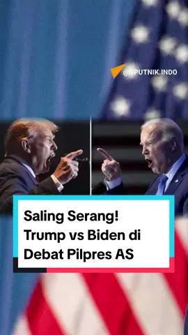 Debat Perdana Trump vs Biden di Pilpres AS 2024 #trump #biden #debat #pilpres2024 #tiktokberita #fypindonesia 