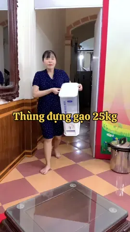 Thùng đựng gạo 25kg #thuyriviu #xuhuong #thunggaothongminh 
