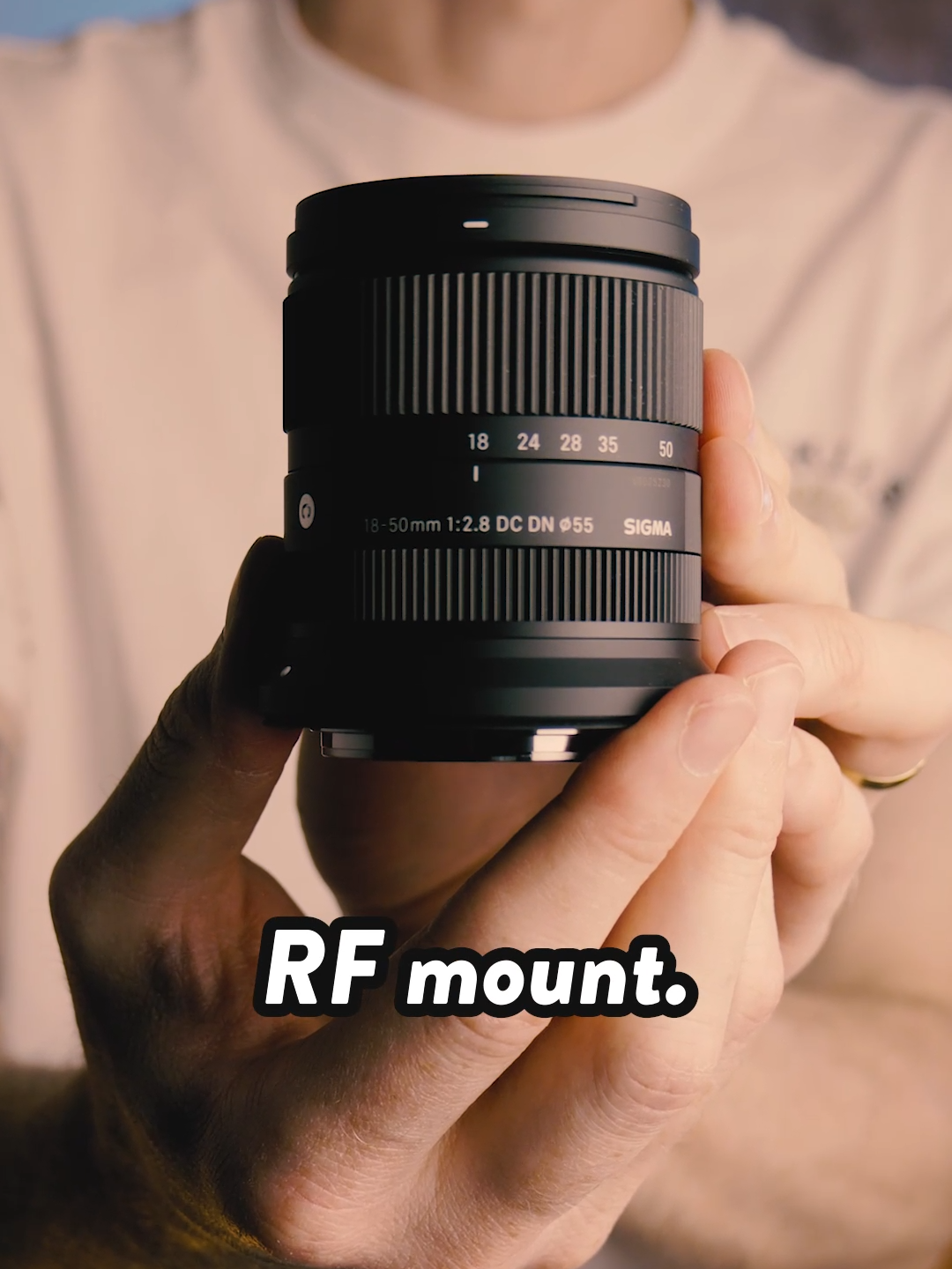 Sigma's FIRST lens release for Canon RF mount is finally here! This is the Sigma 18-50mm f2.8 DC DN #photography #videography #canon #canoncamera #canoncameras #canonrf #canonrfmount #sigma #sigma18-50 #zoomlens #sigmazoom #mirrorless #mirrorlesscamera #mirrorlesscanon