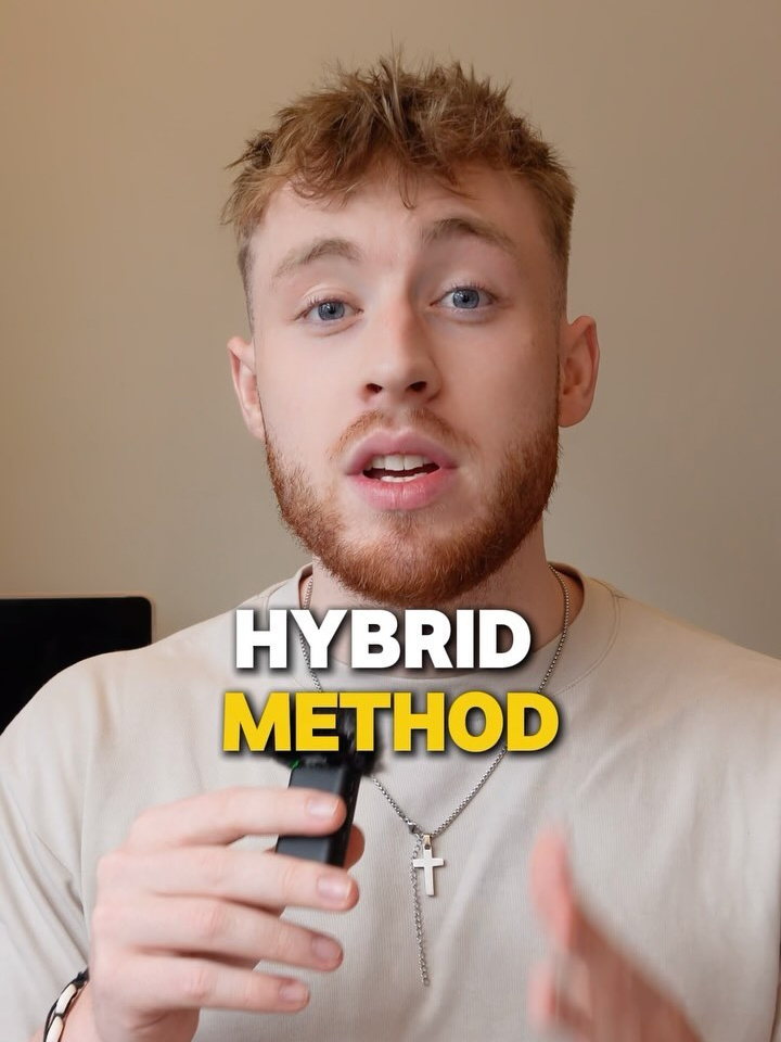 Why To Use The HYBRID Method 👆🤯 #workout #training #gym