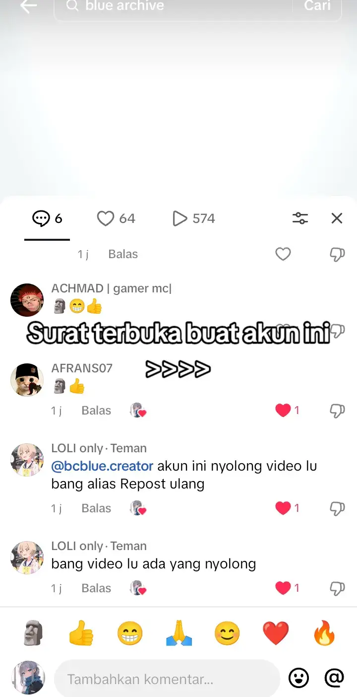 gw bukannya terlalu serius ngebawa ni masalah, tapi gw bikin konten butuh waktu sama pikiran, gak cuma asal-asalan bikin konten, nyari ide konten, belum lagi research,jadi tolong hargain saya bng🙏 #fyf #drama #bluearchiveedits #bluearchiveglobal #bluearchive 