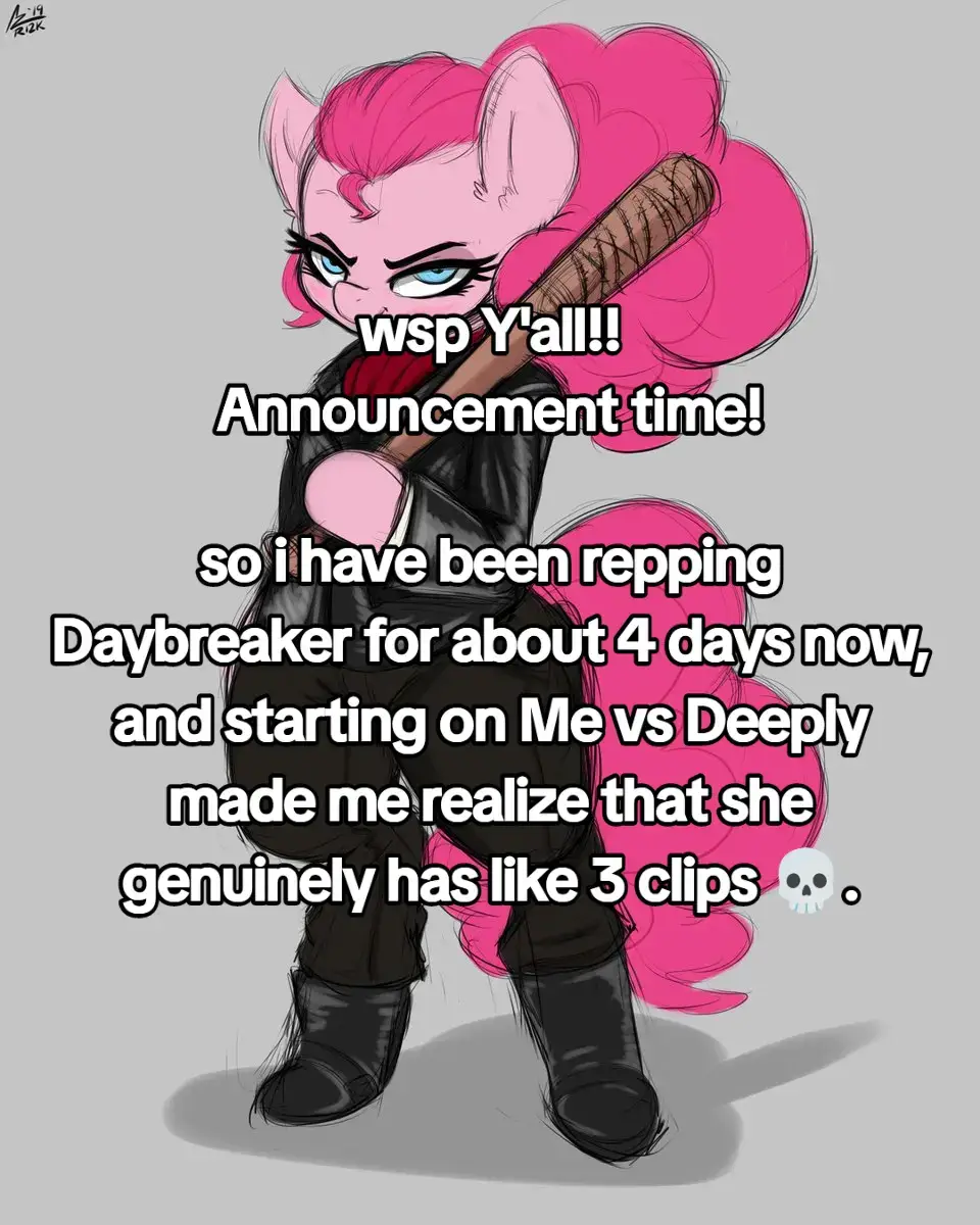 OBS: I won't post anything else today, Me vs Deeply is coming tomorrow ( i wanna enjoy Summer as much as I can with my irl best friend before he goes to Manchester for 1 month. ) #announcement #serioustalk #important #me #atomicwg #repping #character #knownfor #unusual #mylittlepony #mlpfim #pinkiepie #wiseditor #slideshow #fyp #foryou #viral @『 𝑳𝒂𝒏𝒅𝒐𝒏 』 @NickEdits @son_edity(bloos student) @Zaldk @Zamee🇵🇸 @Kakarot @Mari_Editz @𝕵 @somindblowing @ANONYMOUS_ED1TZ @Albedor𝐗 @AlekNikPvZ🇧🇬 @alexkid32bit✝️ @AliminiY @angel_..tf @Averyeditsvideos (Prime Arc) @𝐀𝐑𝐍𝐈𝐊𝐎 @BeavEdits @berv || 🎸 @ang ⸆⸉ @Beyond @bluey @bucsonn @Burger(Sanemi and giyu arc) @CLAY @Chris Gaddy @chrono/ace | #1 yuta fan!! @ClassyEdits @coolguy1234 @𝐂𝐑𝐘_𝐒𝐐𝐍 @DJ @deeply @Dingus @D1rkestnight @DylanEditz @𝗗𝗘𝗕𝗔𝗧𝗘⟡𝗣𝗥𝗢𝗗𝗨𝗖𝗘𝗥™ @𝐃𝐚𝐫𝐤𝐩𝐡𝐞𝐨𝐧𝐢𝐱 🌙 @FakeStars(Improvement Arc) @eclipse 🌙 @Editor 🥵 @fae @Enter🤔 (Uhh Arc) @emily @JailoEditz @Togan ✓ @The Wiz 🧙‍♂️ @Tomi :) @TiamatEdits2024 @TWILIGHT ⚠️ @Tristan @Lord Goater @Limited @𝐿𝓊𝓏𝓊𝓇𝒶 @Violate @Vencedor11 @val @Verzy ✨ @Vader @❁𝖀𝖑𝖙𝖗𝖔𝖓❁ @UserNameEditz3 @Unknown✝️ @Pizzayeah7 @•𝒫ℛℐℳℰ ℰ𝒟ℐ𝒯𝒵• @Horrid @_Hqvens_ @Sonixvk @Fuzion 