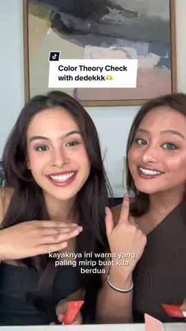 Lip butter color theory test in two different skin tones with dedekk! Hope it’s helpful 🫶 @fromthisisland #colortheory #makeup 