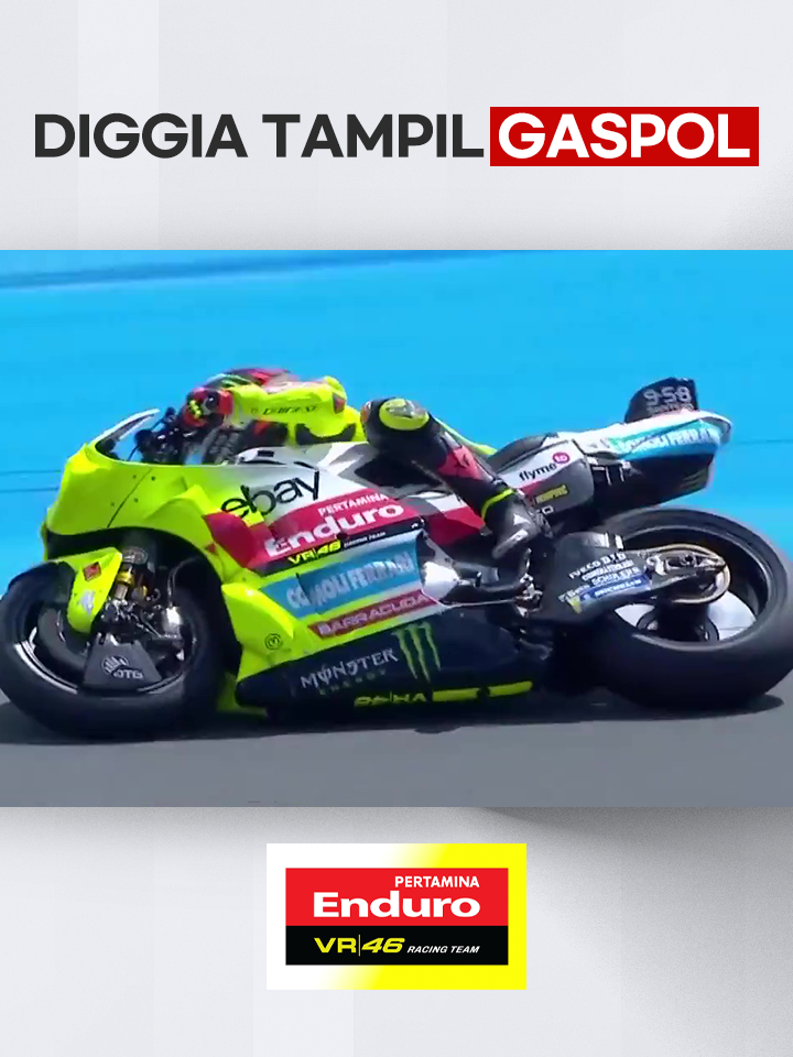 #MotoGP 🏍 - Fabio Di Giannantonio mulai tunjukan kebolehan di Practice malam ini dan sempat menjadi yang tercepat ketiga #DutchGP 🇳🇱 Saksikan Balap MotoGP™ di SPOTV NOW! Klik Link Ini ⏭️ https://t.co/ojiJGpGD9N Follow kami untuk konten EKSKLUSIF MotoGP™ lainnya! 🏍🏁 #SPOTV #SPOTVIndonesia #Motorsport #Diggia #PertaminaEnduroVR46 #OlahragaTikTok