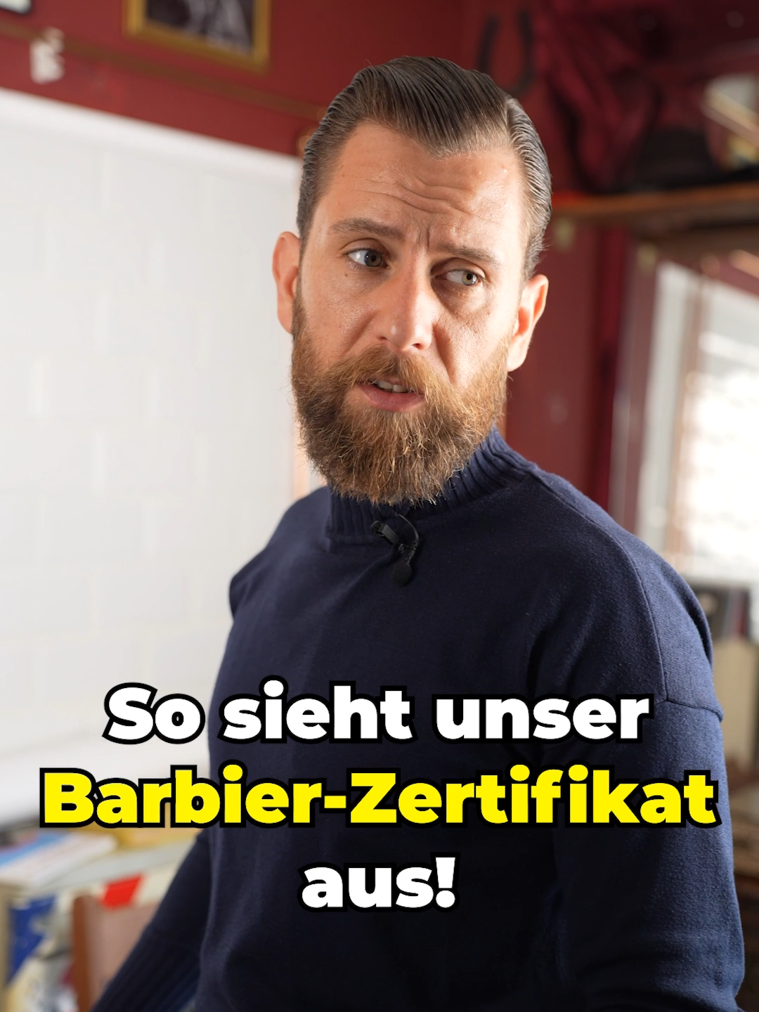 Das ist die wahre Message hinter unseren Barbier-Zertifikaten! 💈#störtebekker #barbershop #barber #rasur #bart #barbier