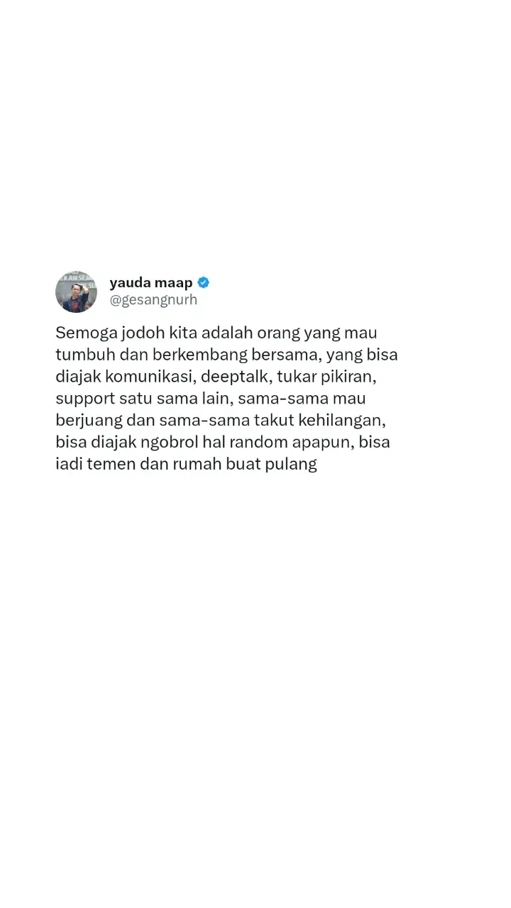 susah bgt ya dapetin kriteria kaya gitu? #relatable #marah #Love #Relationship #trauma #trustissues #broken #brokenheart #patah #patahhati #mental #MentalHealth  #love #relationship #girls #woman #co #boy #manja #lyodra #lyodraginting #takselalumemiliki #takselalumemilikilyodra #wish #wishlist #dream #impian #pasangan #jodoh #relationship #love #selflove  #womanpower #woman #mood #overthinking #problem #girls #girlssupportgirls #pernikahan #pernikahanidaman #dream #wish #wishlist #jodoh #girls #boy  #suami #suamiistri #halal #love #waktu #time  #relationship #relatable #married #sad #sadstory #sadvibes #sadsong #sadvibes🥀 #quotes #quotestory #galau #galaubrutal #x #katakata #lyodra #lyodraginting #takselalumemiliki #takselalumemilikilyodra #single #music #musically #romance #spedup #spedupsounds #song #musik #galau #impian 