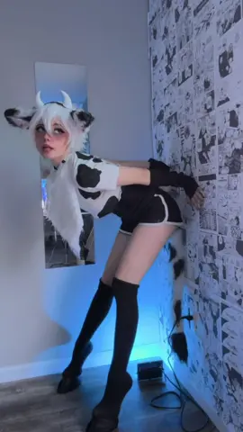 Stompin' on these phonies like they bugs!! >0<  // @SUPXR #femboyfriday #femboy #cow #cowprint #anime #cowboy #mooimimo 