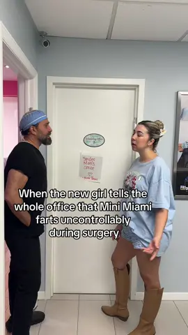 For the record, he only farts outside of surgery 