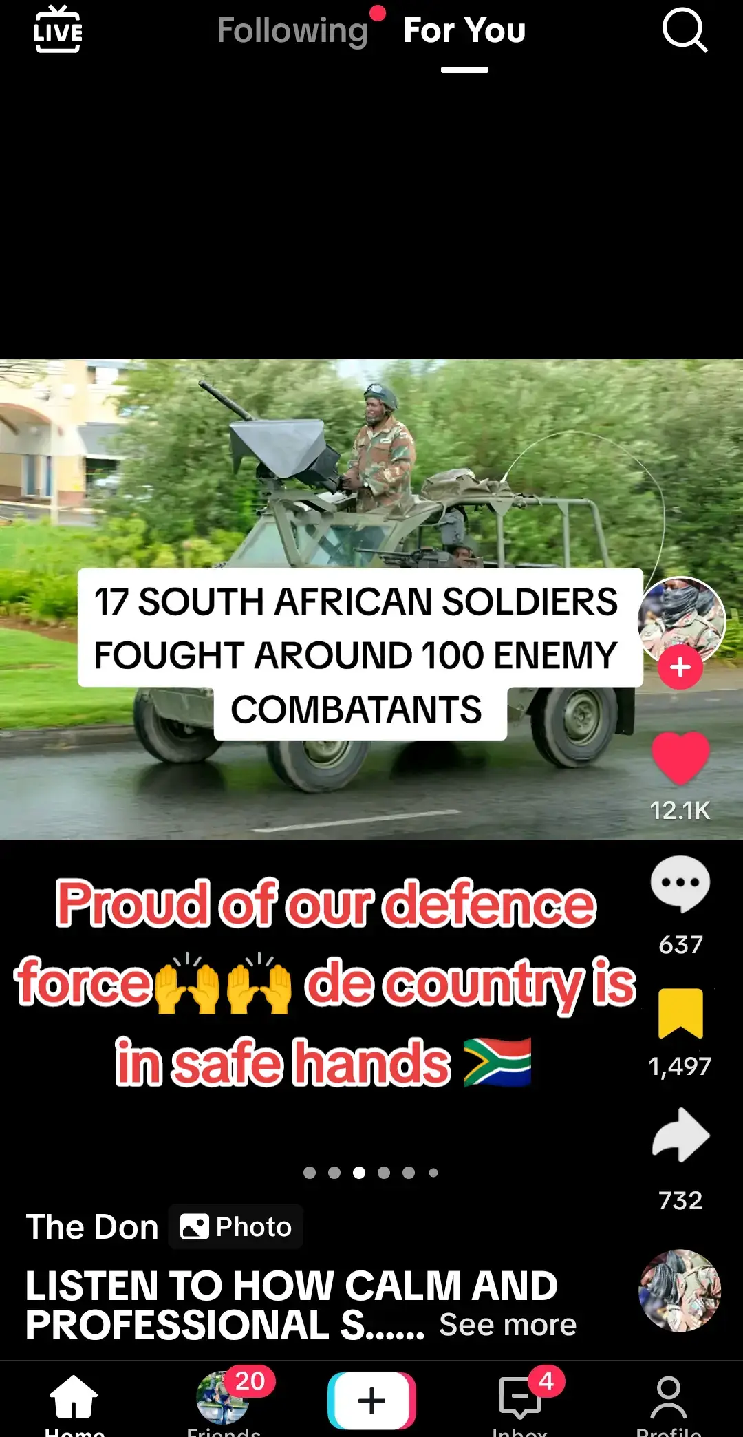 God bless u🙏 #muchrespect✊🏽💯 #SANDF #proudlysouthafrican🇿🇦 