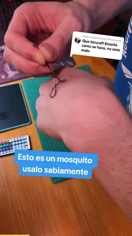 Esto es un mosquito y era algo que usábamos cuando éramos niños #DIY 