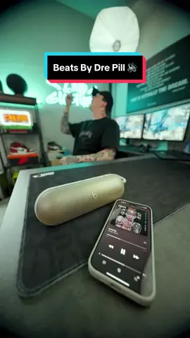 The All-New Beats Pill  🔊⚡️ 🔋 24 hour battery life 🔊 Heavy bass 💦 Keeps water, sand and dust out 📲 Touch pairing on Apple & Android 🎨 New champagne gold color is fire 💰 $149.99 #tech #techtok #beatspill #beatsbydre #apple #beats #speaker #contentcreator #asmr @Beats by Dre @apple 