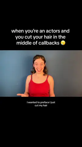 the irony is that i was called back for two roles within this production and submitted the first one with long hair earlier this week 😳😳😳 #musicaltheatre #actor #selftape 