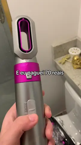 Escova 5 em 1 da dyson que paguei só 70 reais na shopee. Estou apaixonada! #fy #foryou #fypage #dyson #airwrap 