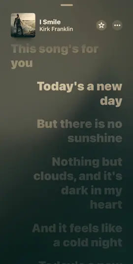 I Smile - Kirk Franklin  #fyp #gospel #gospelmusic #lyric #kirkfranklin 