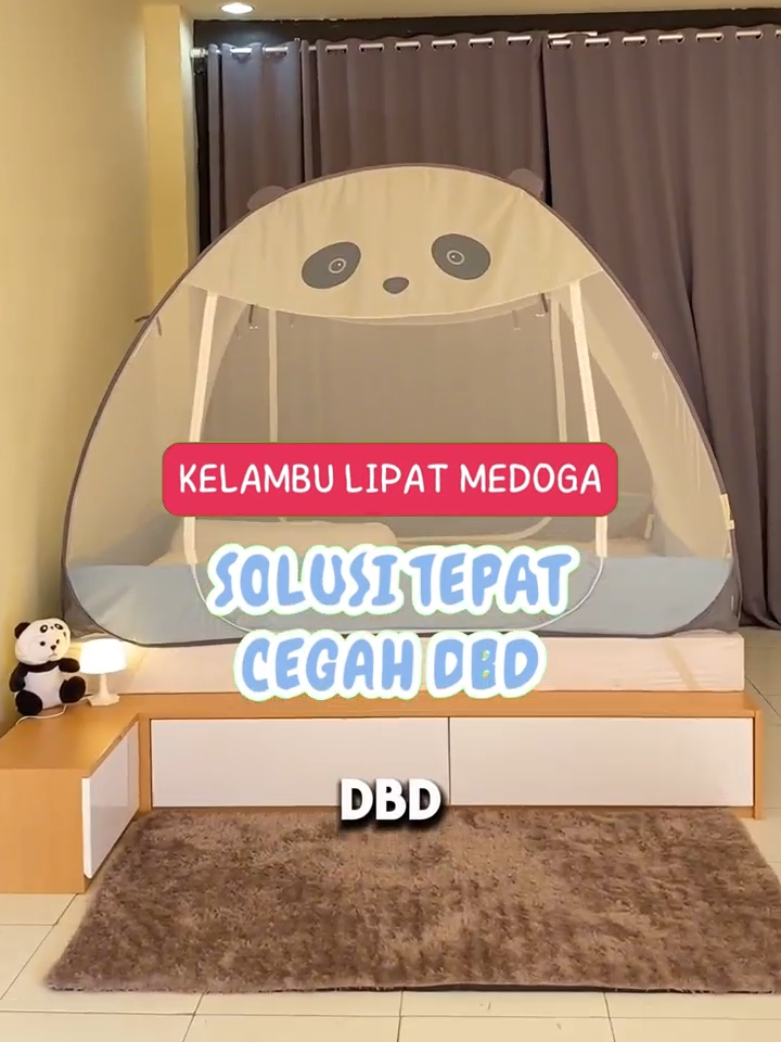 Kelambu Lipat Medoga dengan jaring rapat dan halus tertutup rapih sehingga bisa menjaga anak dari gangguan nyamuk ataupun serangga dirumah, tidur aman dan nyaman dengan Kelambu Lipat Medoga! #kelambu #kelambunyamuk #kelambumedoga