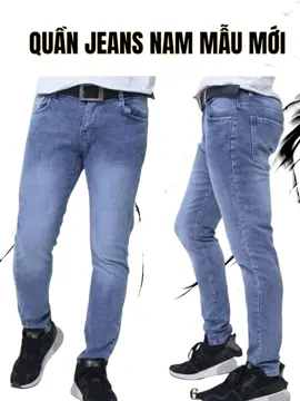 Quần jeans nam Xanh nhạt bac Mẫu mới cao cấp vai mềm co gian tốt không xù lông không phai màu cam kết nhận hàng đúng mẫu mới nhận #jean #jeans #quanjeansnam