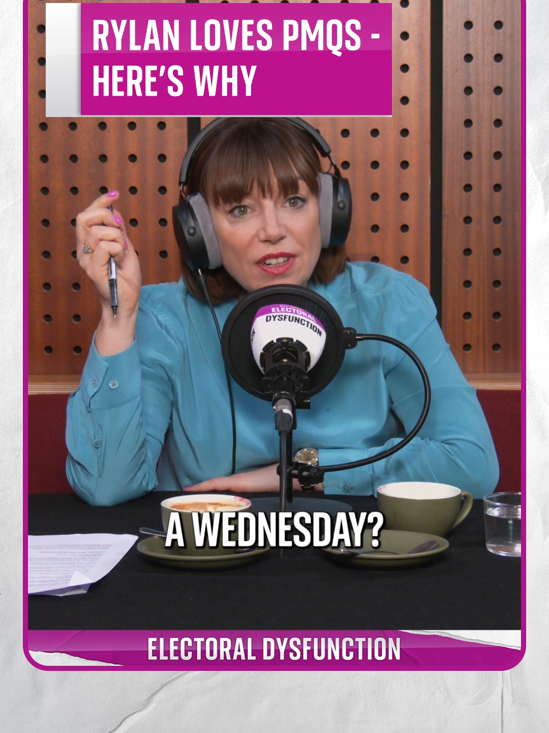 New #ElectoralDysfunction available now - tap the link in the bio to listen. What does #Rylan get up to on Wednesdays? He watches #PMQs, of course! The TV icon tells #RuthDavidson and #BethRigby about how it's helped him understand politics, & how he's passing his knowledge onto others, like his mum, Linda 🗳️ #Politics #UKPolitics #UKElection #Election #Vote2024