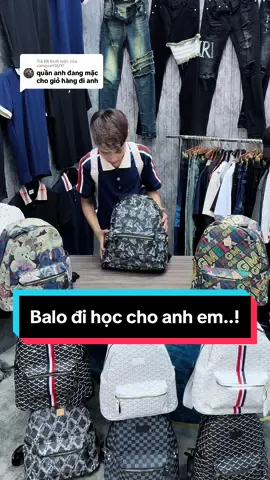 Trả lời @vanquanSUY! Lên cho anh em set đồ balo gấu đi học chất trường..! #xuhuong #duybomstore @duyybomstore 